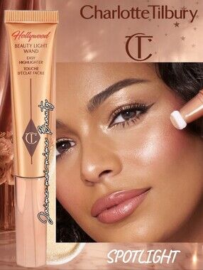 Charlotte Tilbury Spotlight Beauty Liquid Highlighter - Rose Gold Silver Pearl
